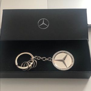 Mercedes Benz Star Key Ring